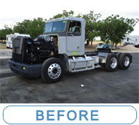 Fleet truck was repainted, click for details ... McQueeney Collision Inc. Central Texas 